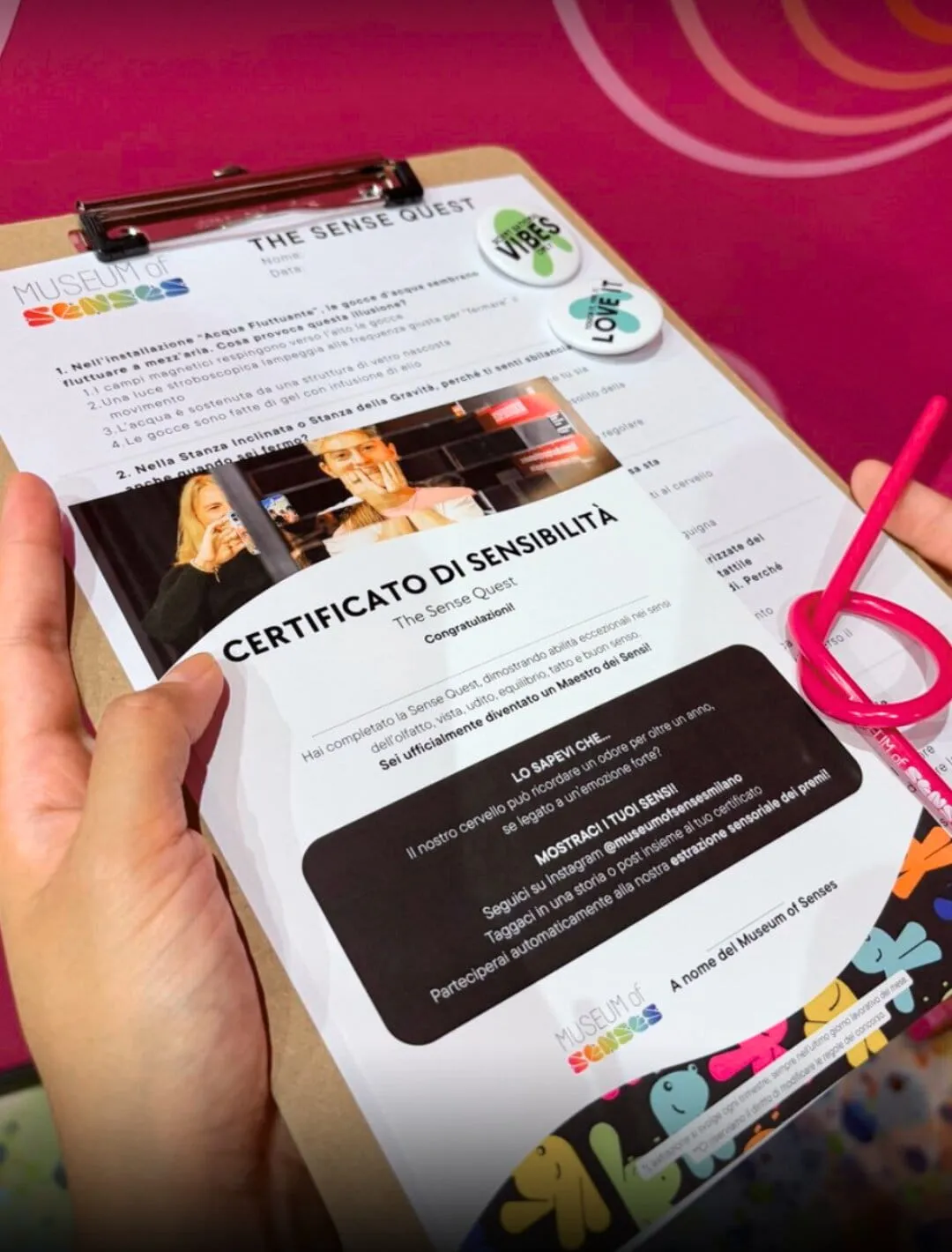 Esperienza Sense Kit - avventura sensoriale interattiva